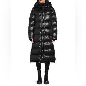 S13 Harper Gloss Long Puffer Jacket